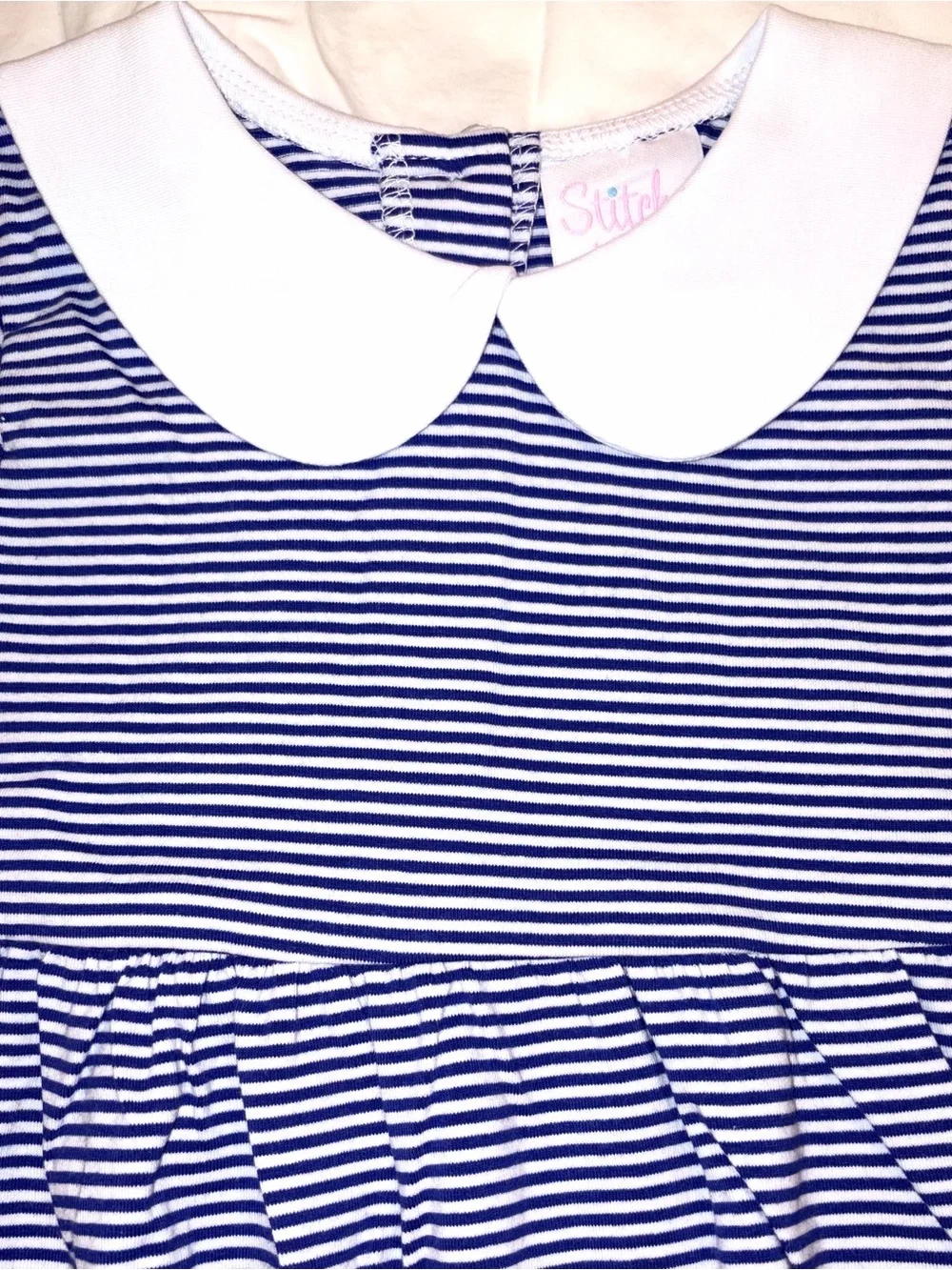 Stitchy Fish Erin Legging set in royal blue w/white collar sz4 T NWT